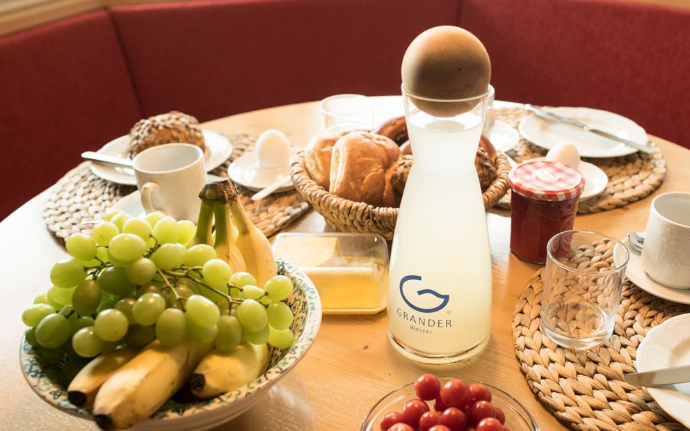 Grander-Wasser im Ferienhaus Haußmann